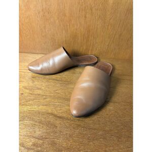Adelisa & Co. Otoño Mule Brown Leather Slide Mules size 39 US size 9